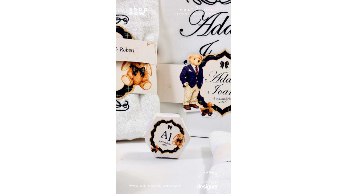 Trusou Botez Băiat Paddington Bear Fashion Ralph Lauren 6
